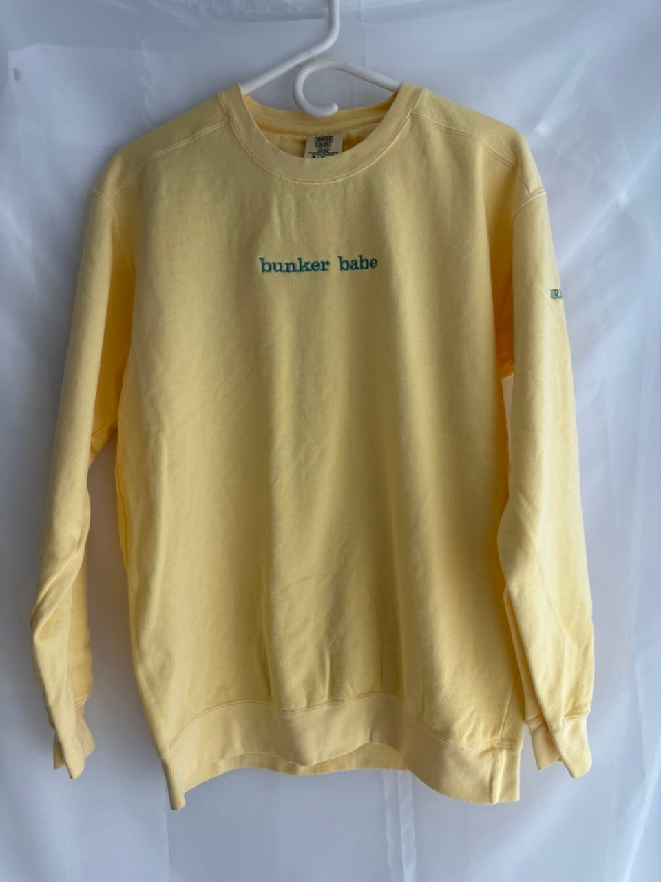 Bunker Babe Yellow Crewneck