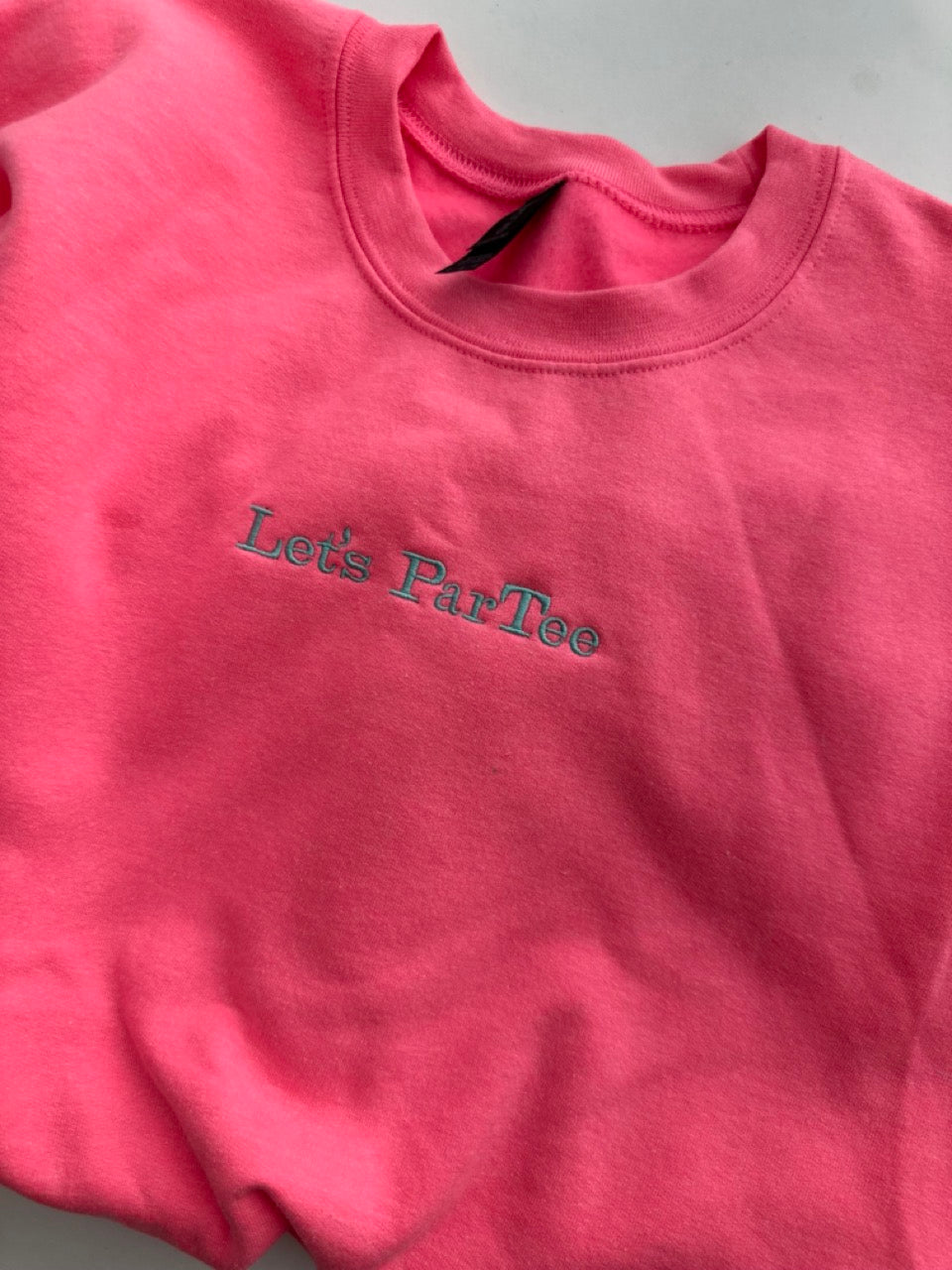Let's Partee Pink Crewneck