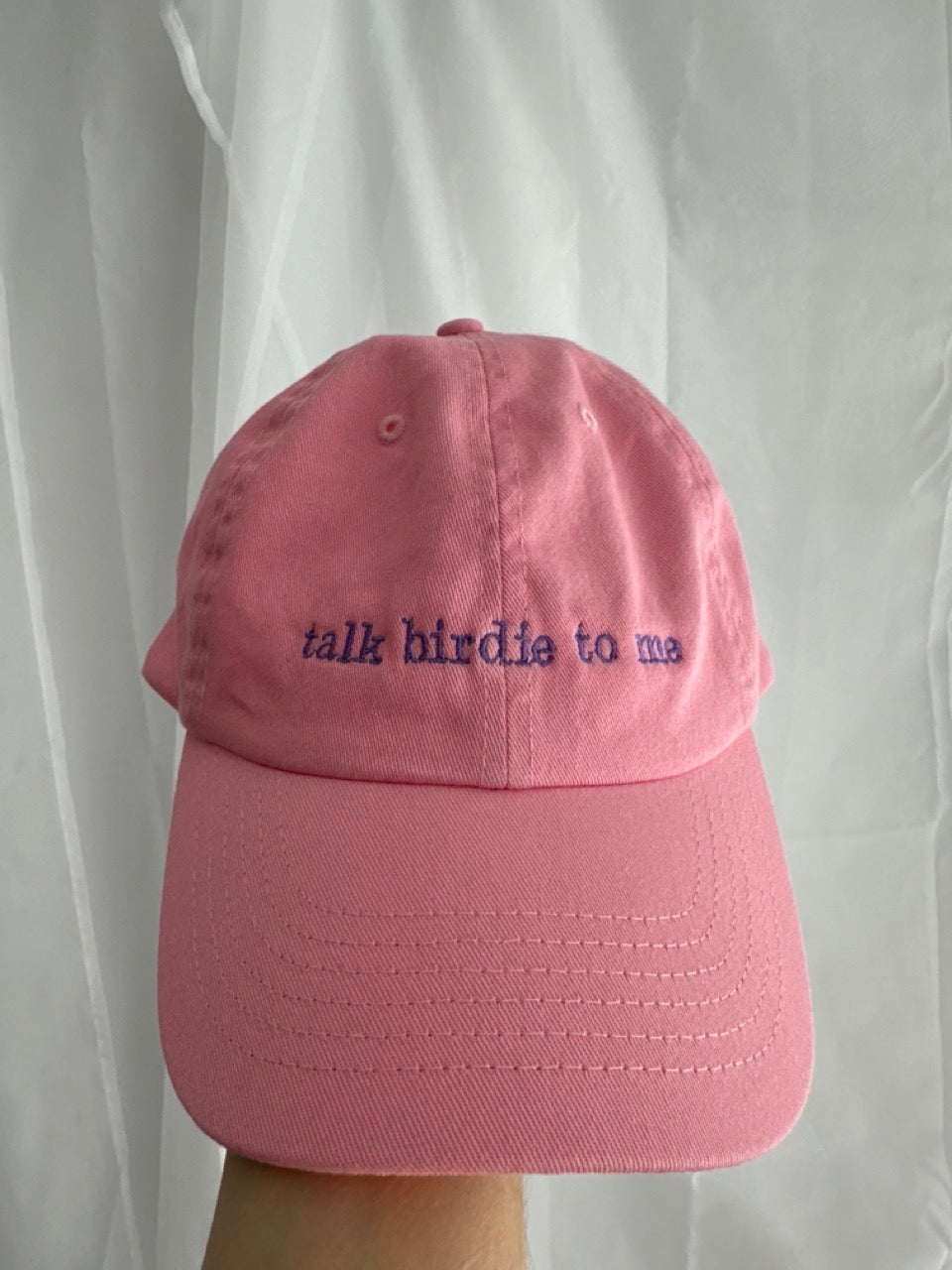 Talk Birdie To Me Pink Hat