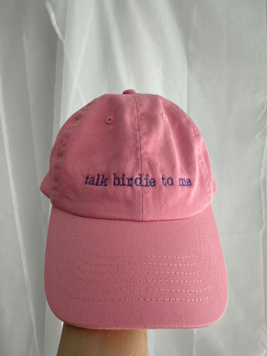 Talk Birdie To Me Pink Hat